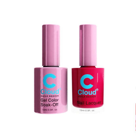 Chisel Cloud Florida #021 gel and matching nail lacquer bottle pair