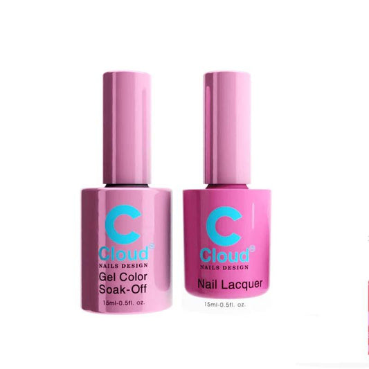 Chisel Cloud Florida #022 gel and matching nail lacquer bottle pair