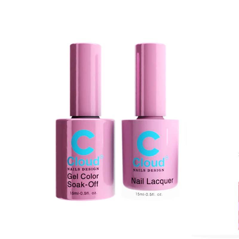 Chisel Cloud Florida #023 gel and matching nail lacquer bottle pair