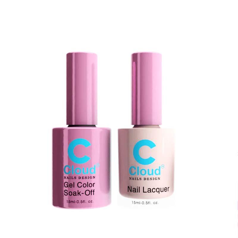 Chisel Cloud Florida #025 gel and matching nail lacquer bottle pair