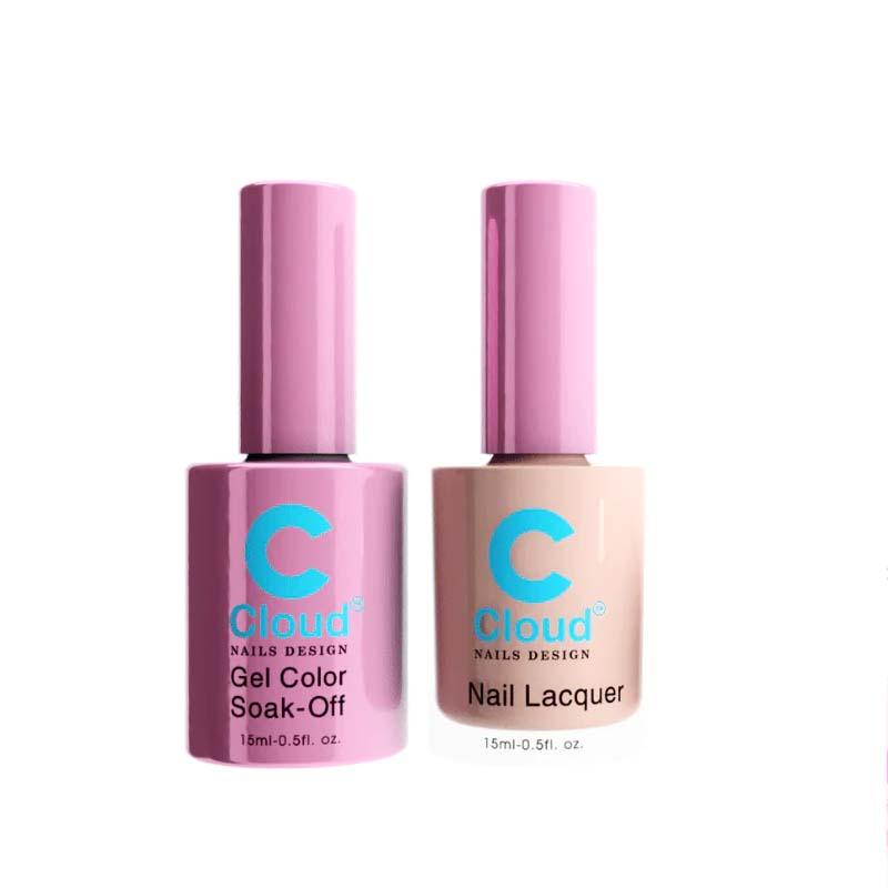 Chisel Cloud Florida #026 gel and matching nail lacquer bottle pair