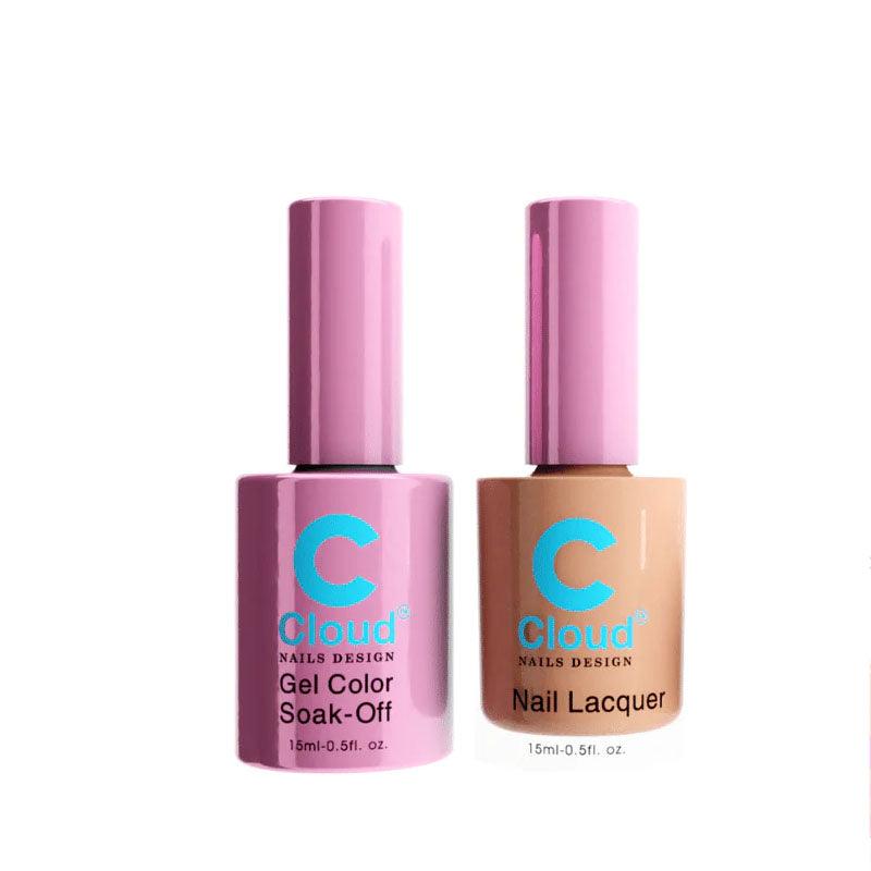 Chisel Cloud Florida #028 gel and matching nail lacquer bottle pair