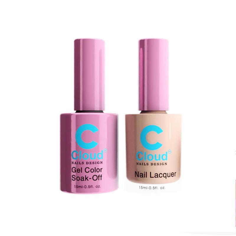 Chisel Cloud Florida #032 gel and matching nail lacquer bottle pair