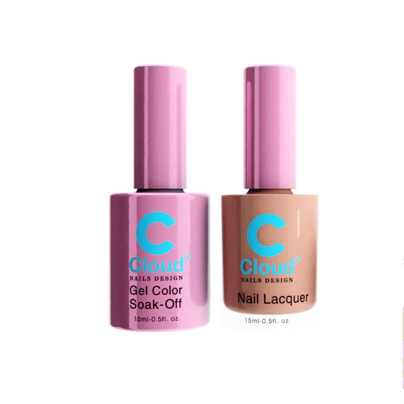 Chisel Cloud Florida #033 gel and matching nail lacquer bottle pair