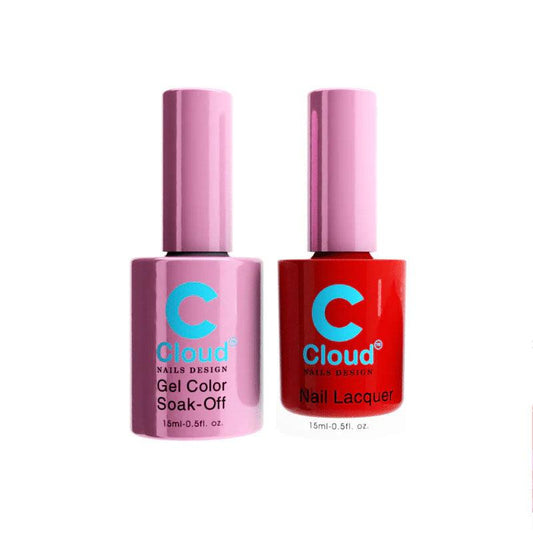 Chisel Cloud Florida #004 gel and matching nail lacquer bottle pair