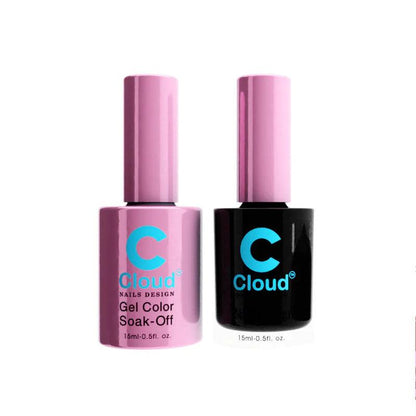 Chisel Cloud Florida #040 gel and matching nail lacquer bottle pair