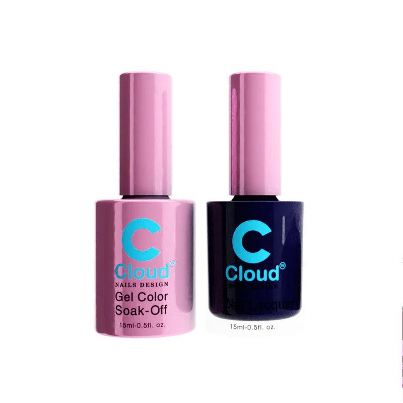 Chisel Cloud Florida #041 gel and matching nail lacquer bottle pair