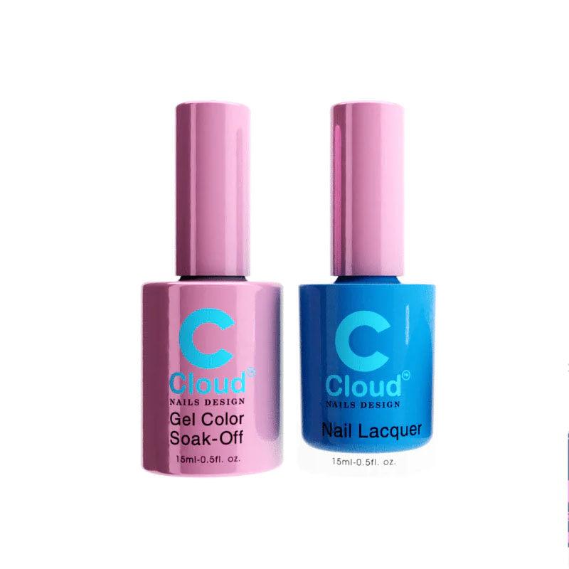 Chisel Cloud Florida #042 gel and matching nail lacquer bottle pair