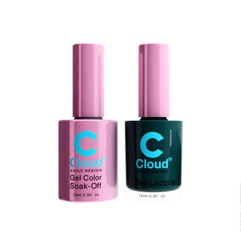 Chisel Cloud Florida #043 gel and matching nail lacquer bottle pair