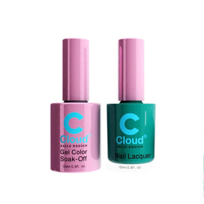 Chisel Cloud Florida #044 gel and matching nail lacquer bottle pair