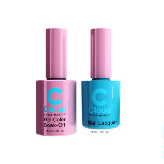 Chisel Cloud Florida #045 gel and matching nail lacquer bottle pair