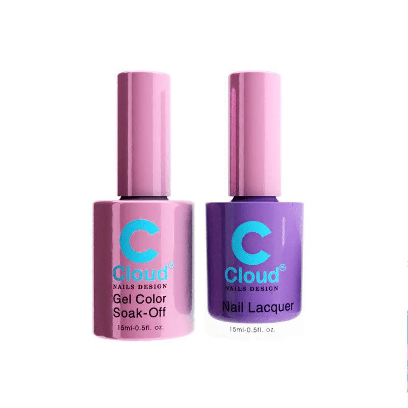 Chisel Cloud Florida #047 gel and matching nail lacquer bottle pair