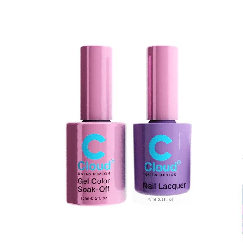 Chisel Cloud Florida #048 gel and matching nail lacquer bottle pair