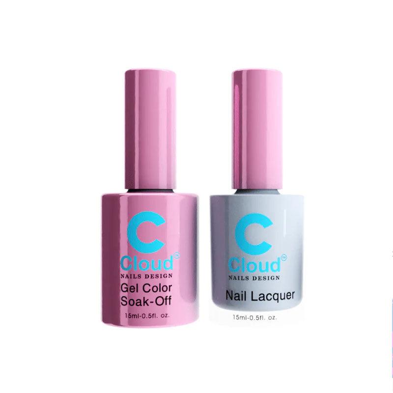 Chisel Cloud Florida #049 gel and matching nail lacquer bottle pair