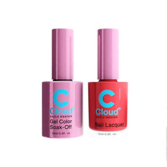 Chisel Cloud Florida #005 gel and matching nail lacquer bottle pair