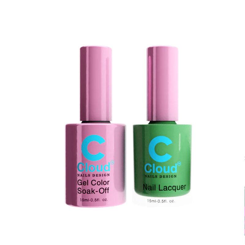 Chisel Cloud Florida #050 gel and matching nail lacquer bottle pair
