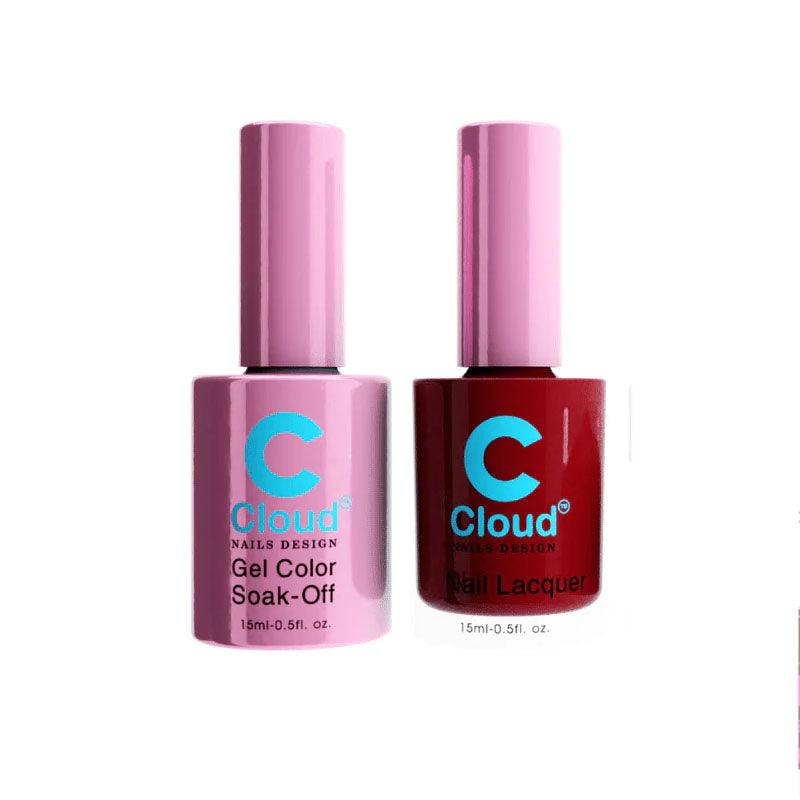 Chisel Cloud Florida #052 gel and matching nail lacquer bottle pair