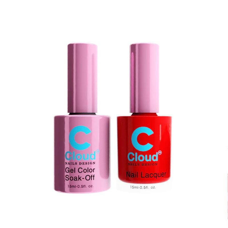 Chisel Cloud Florida #054 gel and matching nail lacquer bottle pair