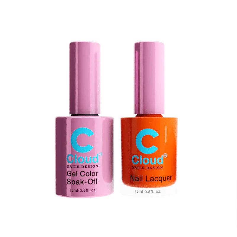 Chisel Cloud Florida #056 gel and matching nail lacquer bottle pair