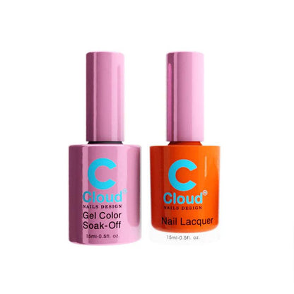 Chisel Cloud Florida #056 gel and matching nail lacquer bottle pair