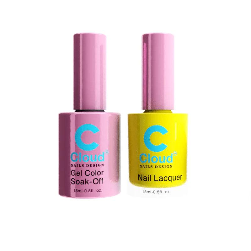 Chisel Cloud Florida #057 gel and matching nail lacquer bottle pair
