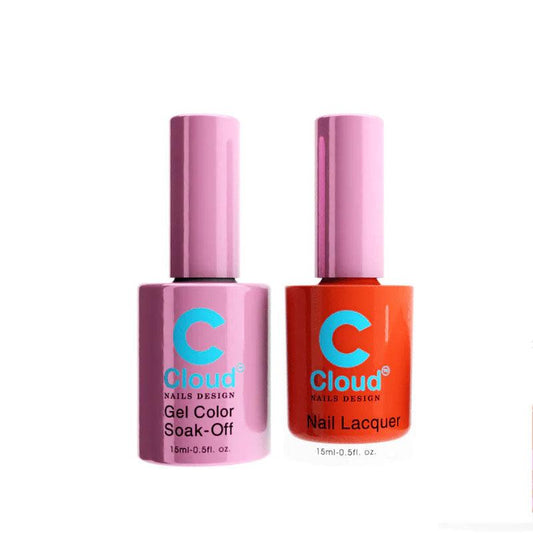 Chisel Cloud Florida #062 gel and matching nail lacquer bottle pair