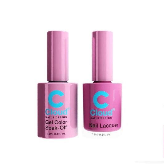 Chisel Cloud Florida #066 gel and matching nail lacquer bottle pair