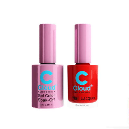 Chisel Cloud Florida #007 gel and matching nail lacquer bottle pair
