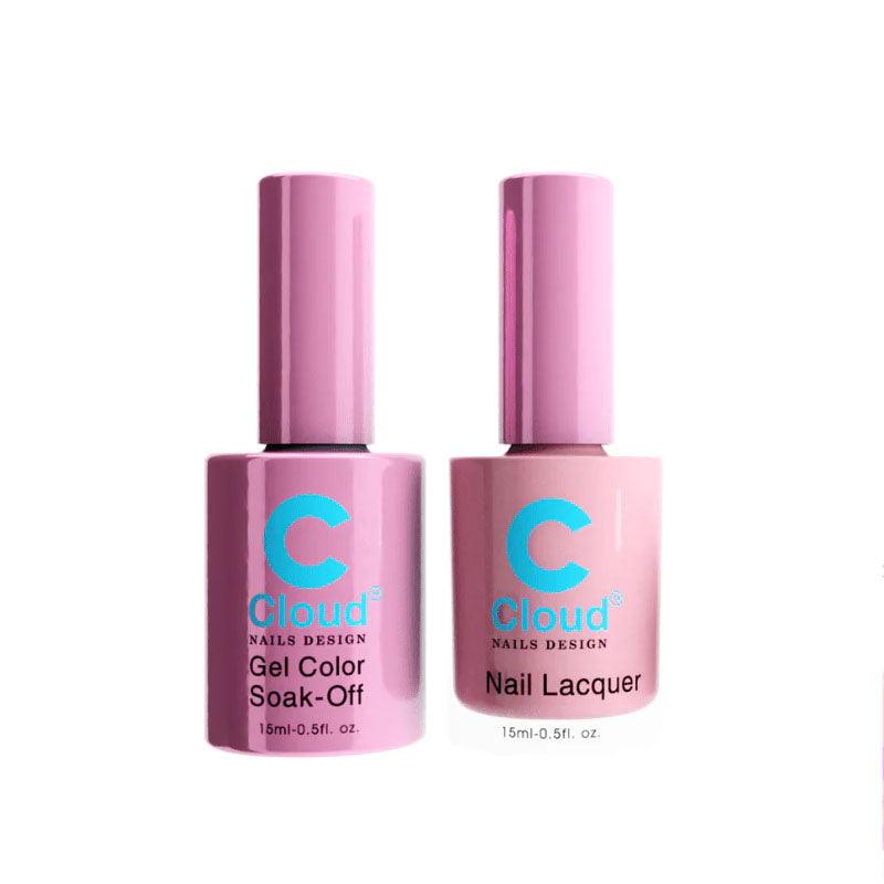 Chisel Cloud Florida #076 gel and matching nail lacquer bottle pair