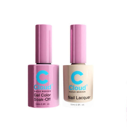 Chisel Cloud Florida #077 gel and matching nail lacquer bottle pair