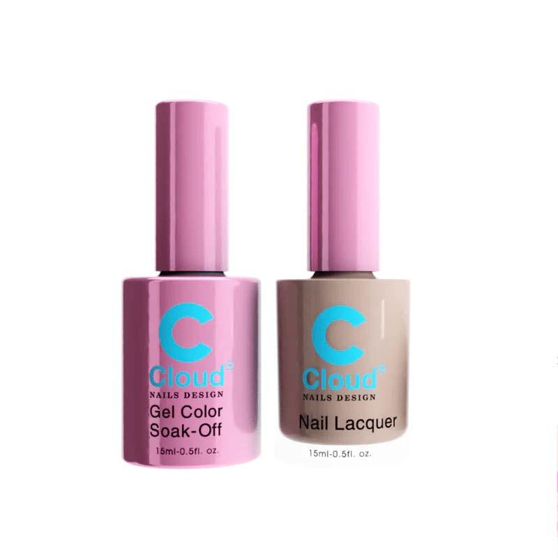 Chisel Cloud Florida #078 gel and matching nail lacquer bottle pair