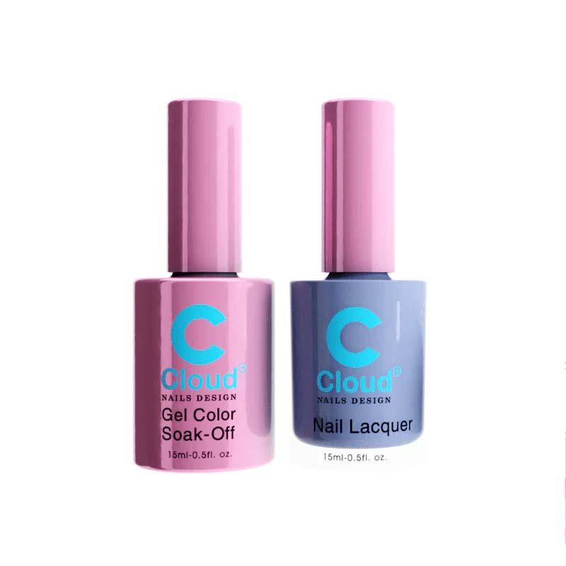 Chisel Cloud Florida #079 gel and matching nail lacquer bottle pair