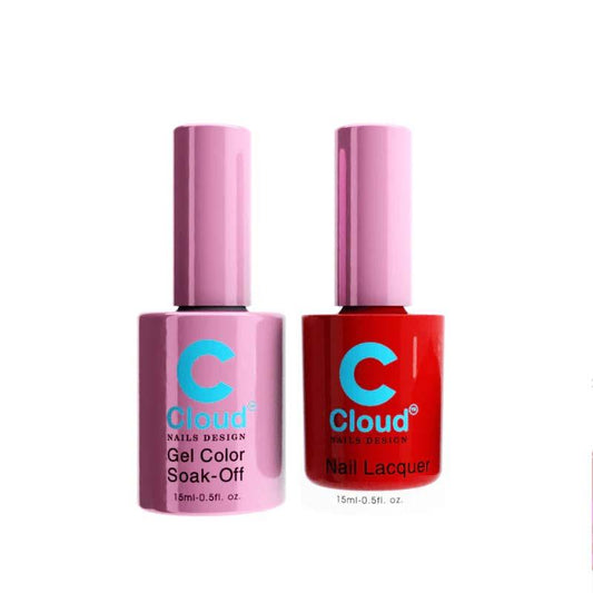 Chisel Cloud Florida #008 gel and matching nail lacquer bottle pair