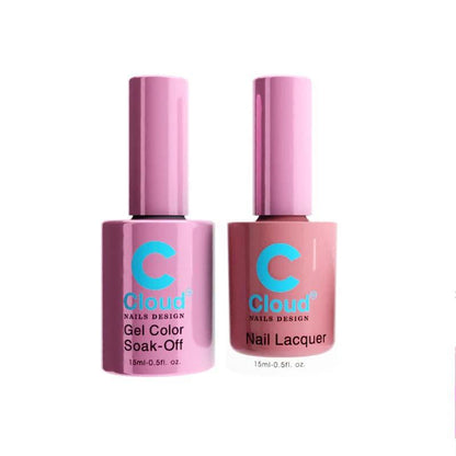 Chisel Cloud Florida #082 gel and matching nail lacquer bottle pair