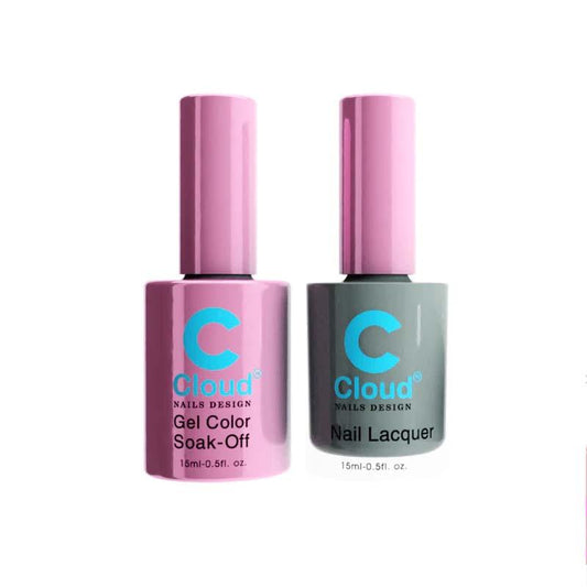Chisel Cloud Florida #084 gel and matching nail lacquer bottle pair