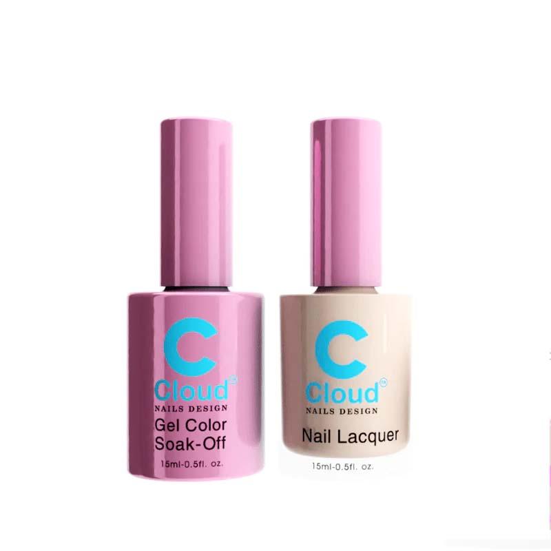 Chisel Cloud Florida #086 gel and matching nail lacquer bottle pair