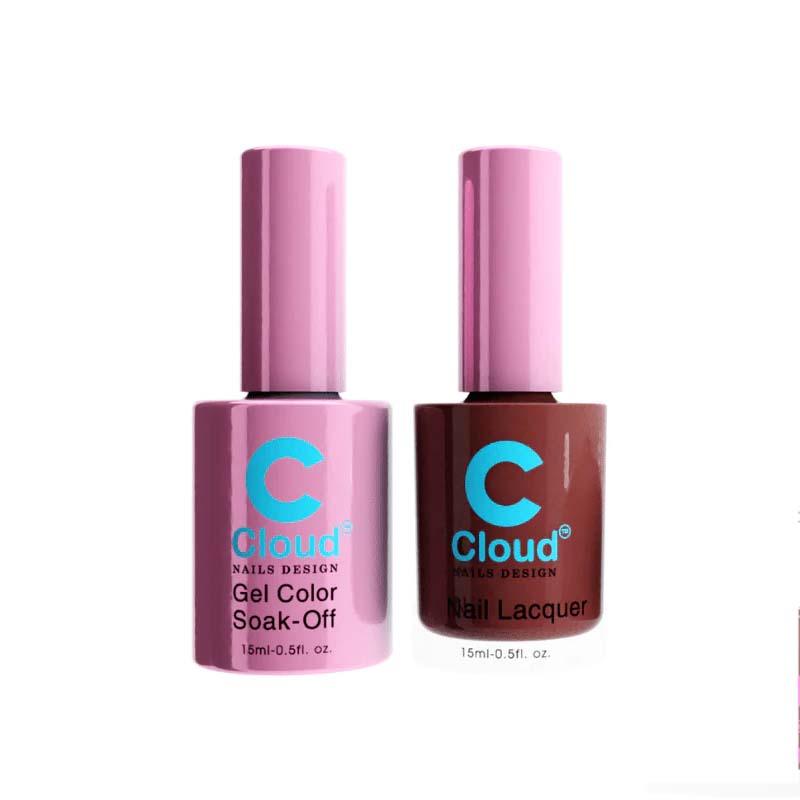 Chisel Cloud Florida #090 gel and matching nail lacquer bottle pair