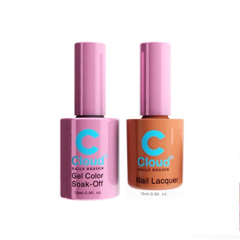 Chisel Cloud Florida #091 gel and matching nail lacquer bottle pair