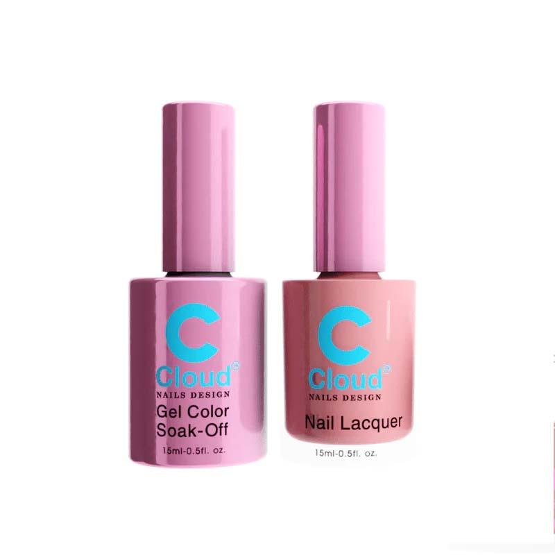 Chisel Cloud Florida #092 gel and matching nail lacquer bottle pair