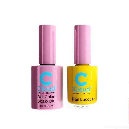 Chisel Cloud Florida #096 gel and matching nail lacquer bottle pair