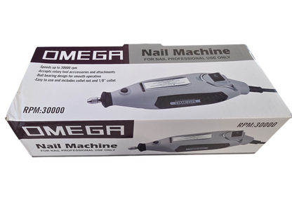 OMEGA - Máy khoan 2 chiều có thể đảo ngược và chuyển tiếp (Cán 3/32) 