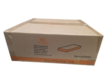 Bộ đệm Dixon 2 chiều Premium Slim Orange White - Độ nhám 80/100 (500 chiếc)- 