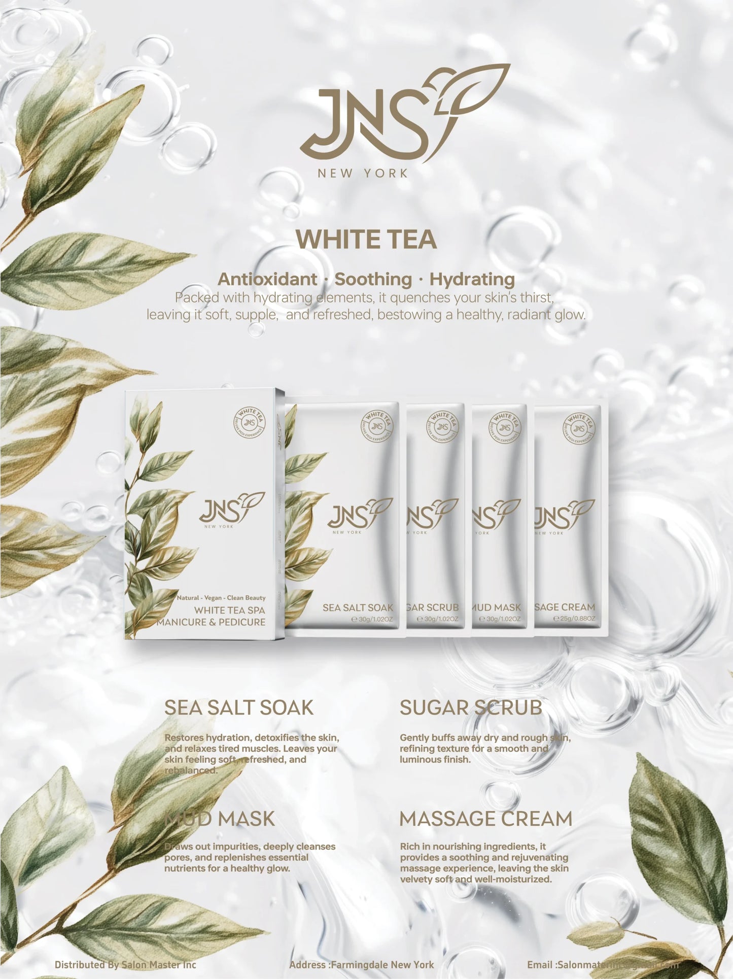 JNS New York 4 Steps Deluxe Pedi (50pcs/Case)