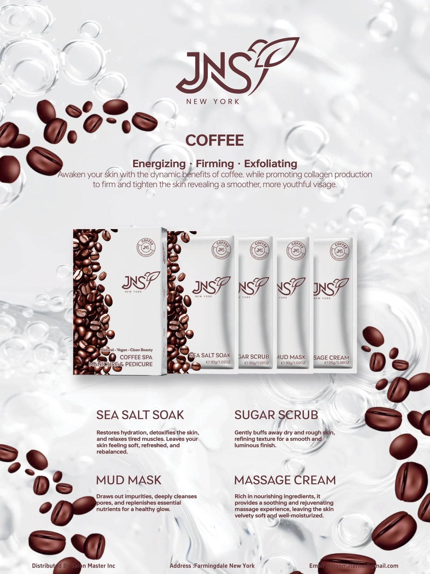 JNS New York 4 Steps Deluxe Pedi (50pcs/Case)