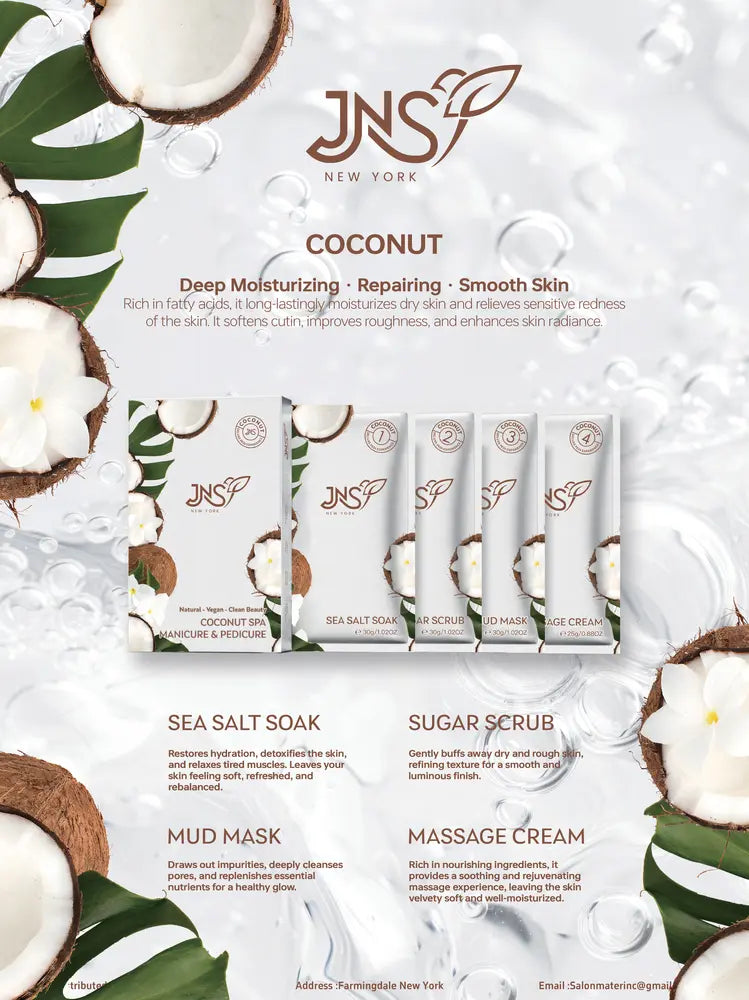 JNS New York 4 Steps Deluxe Pedi (50pcs/Case)