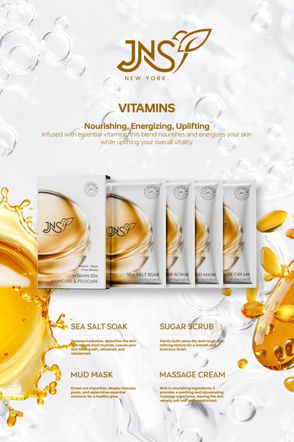 JNS New York 4 Steps Deluxe Pedi (50pcs/Case)