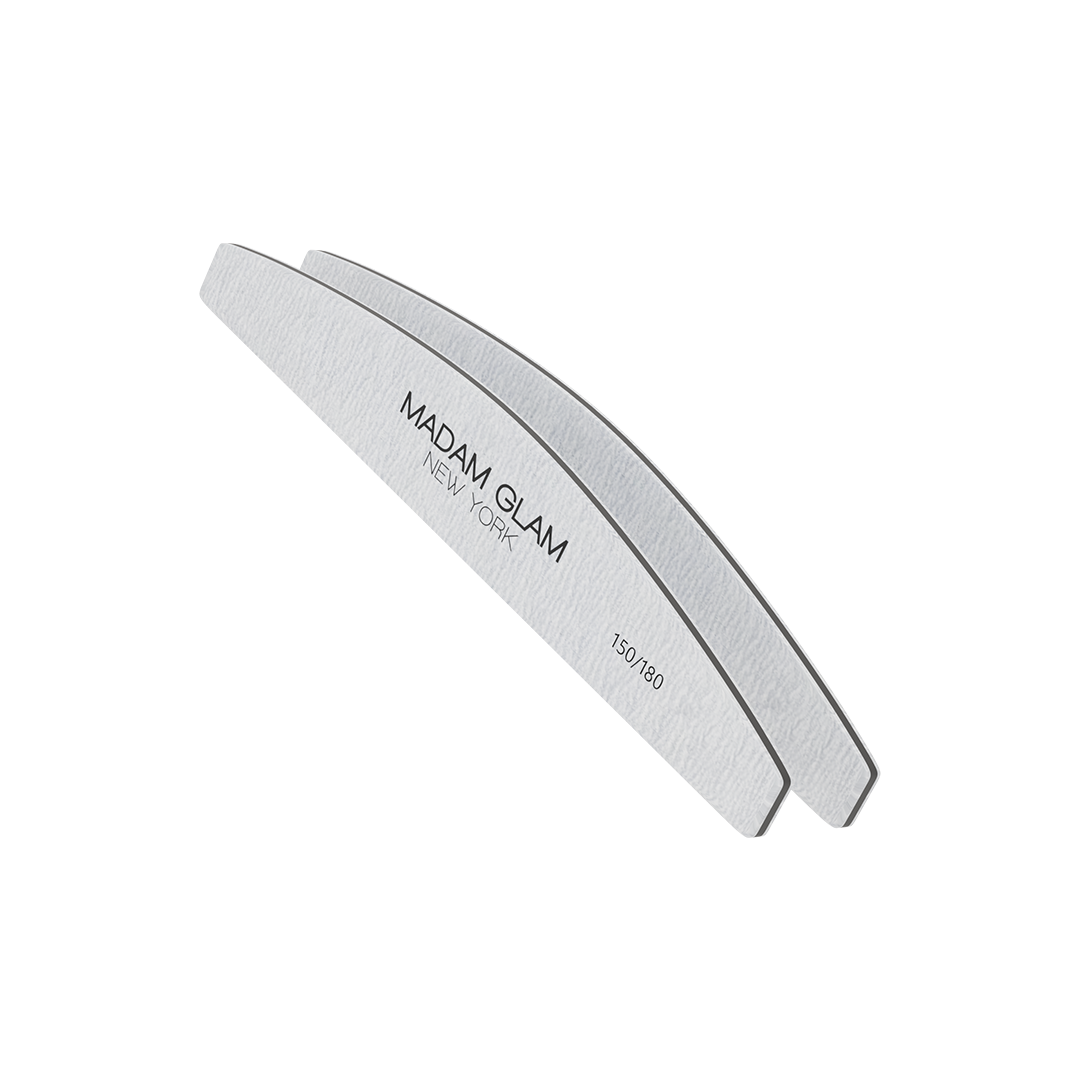 Half Moon Shape 150/180 Grit Nail File