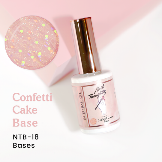 Nail Thoughts - NTB-18 Confetti Cake Base