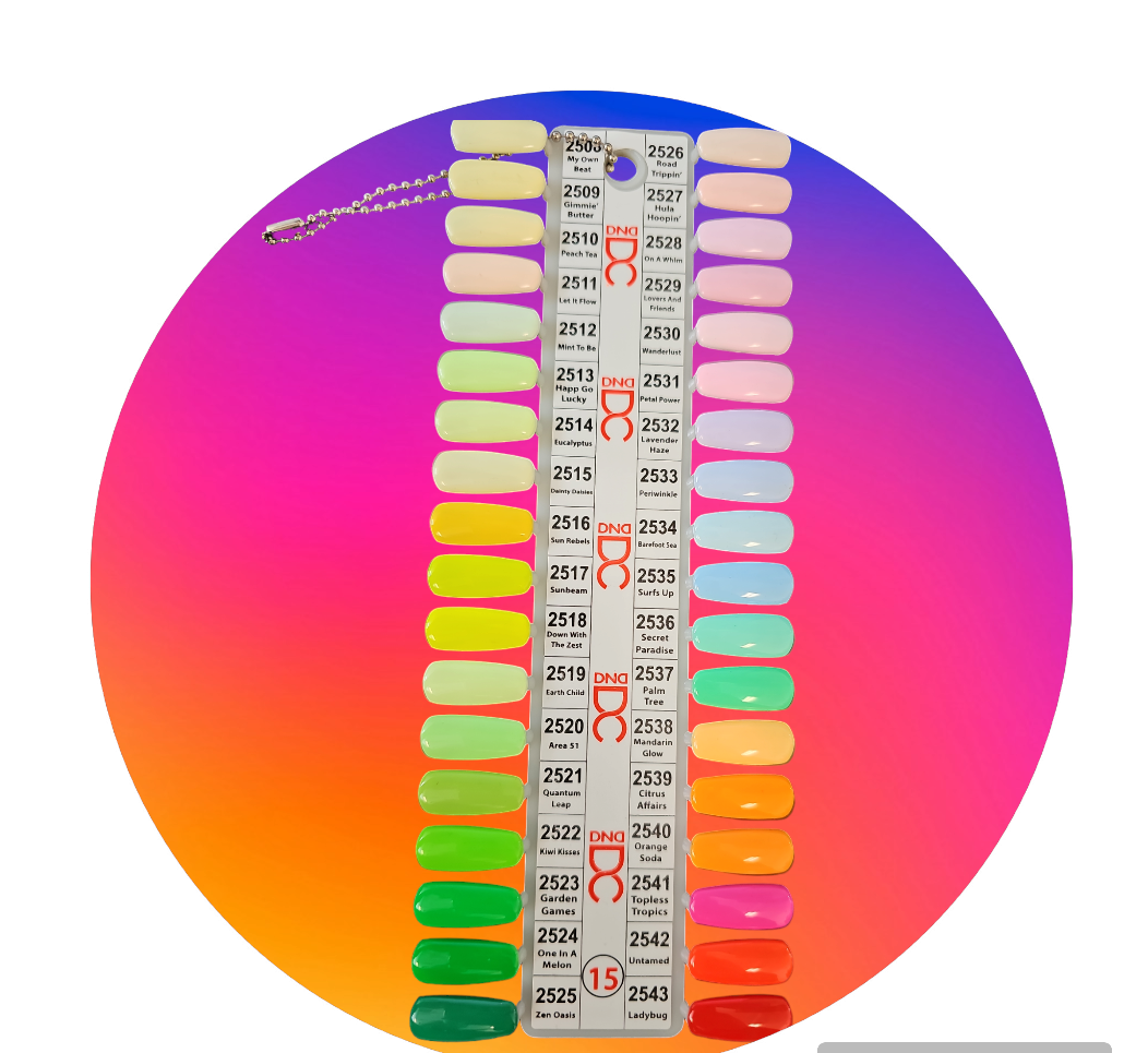 36 bộ màu DND DC Duo Gel Color Collection FREE SPIRIT (Mẫu thử miễn phí) 18ml-0,6fl.oz