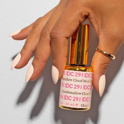 Bộ sơn gel DND DC Premium Color Matching Polish Color - Marshmallow Cloud #291